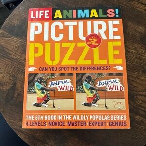 Animals Picture Puzzle Book